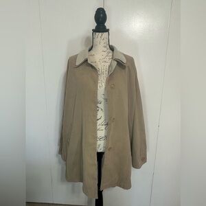 London Fog Limited Edition 3/4 Length Beige Trench Coat